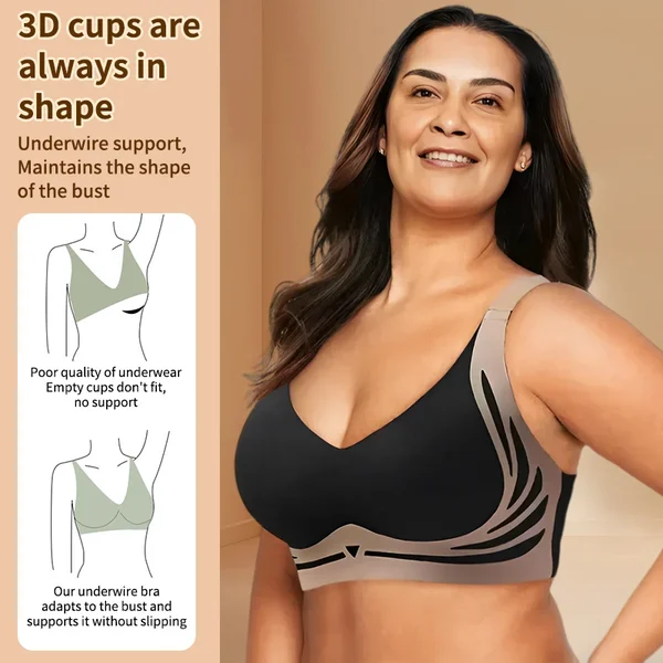 💖Today's Promotion🔥Super gather bra | Wireless Push-up Bra(Buy 8 PACK Free Shipping)