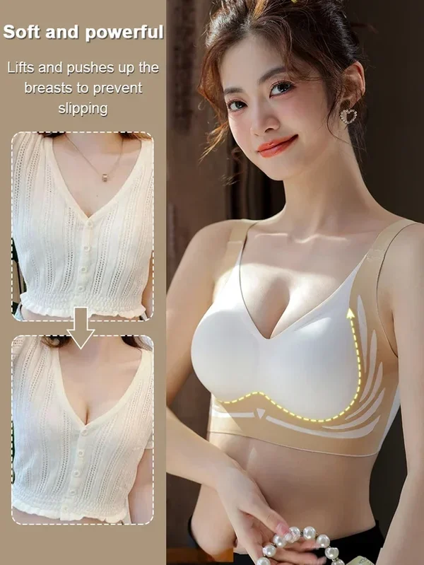 💖Today's Promotion🔥Super gather bra | Wireless Push-up Bra(Buy 8 PACK Free Shipping)
