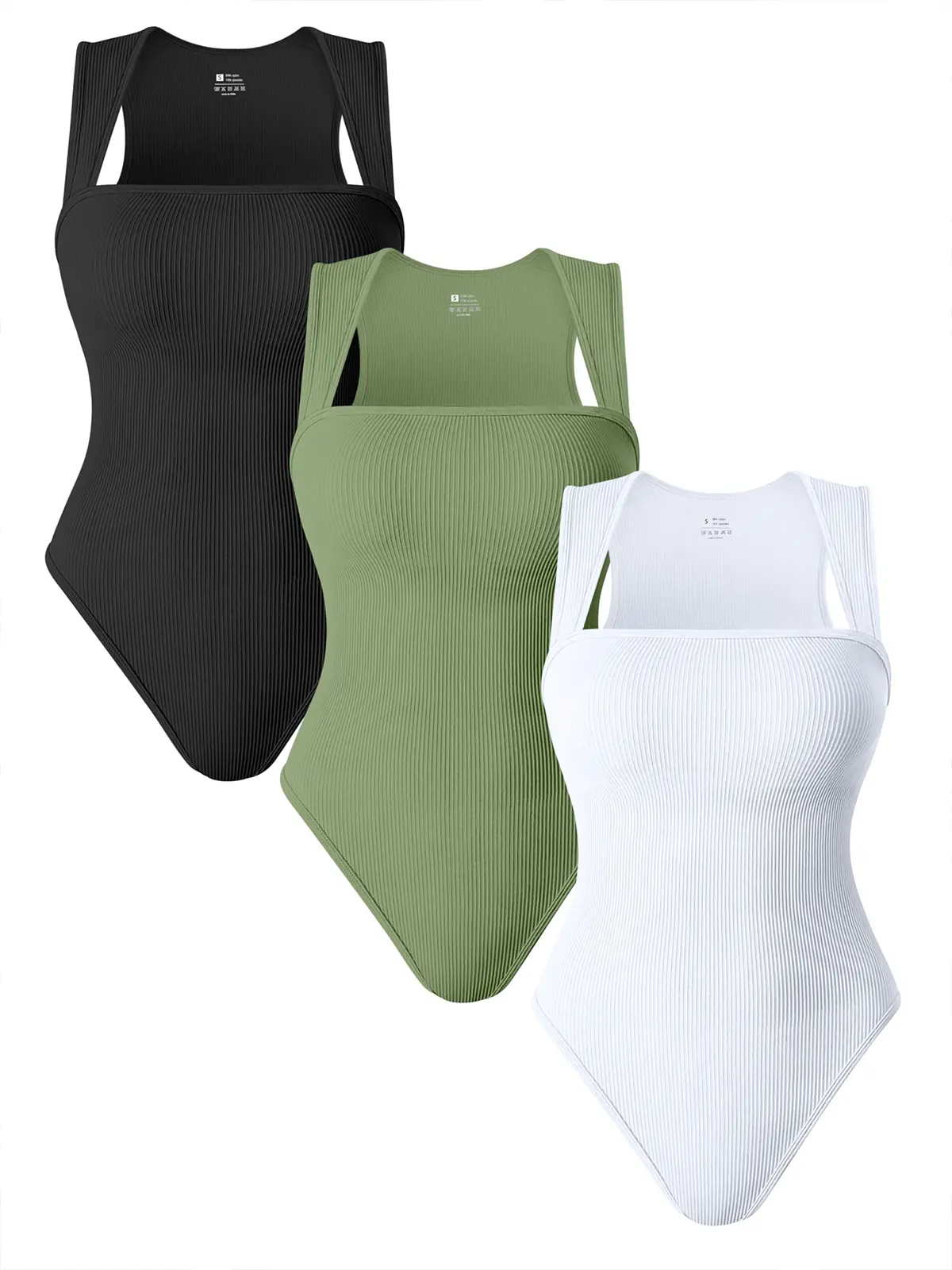 🔥LAST DAY 90% OFF🔥Ribbed Sleeveless Bodysuit
