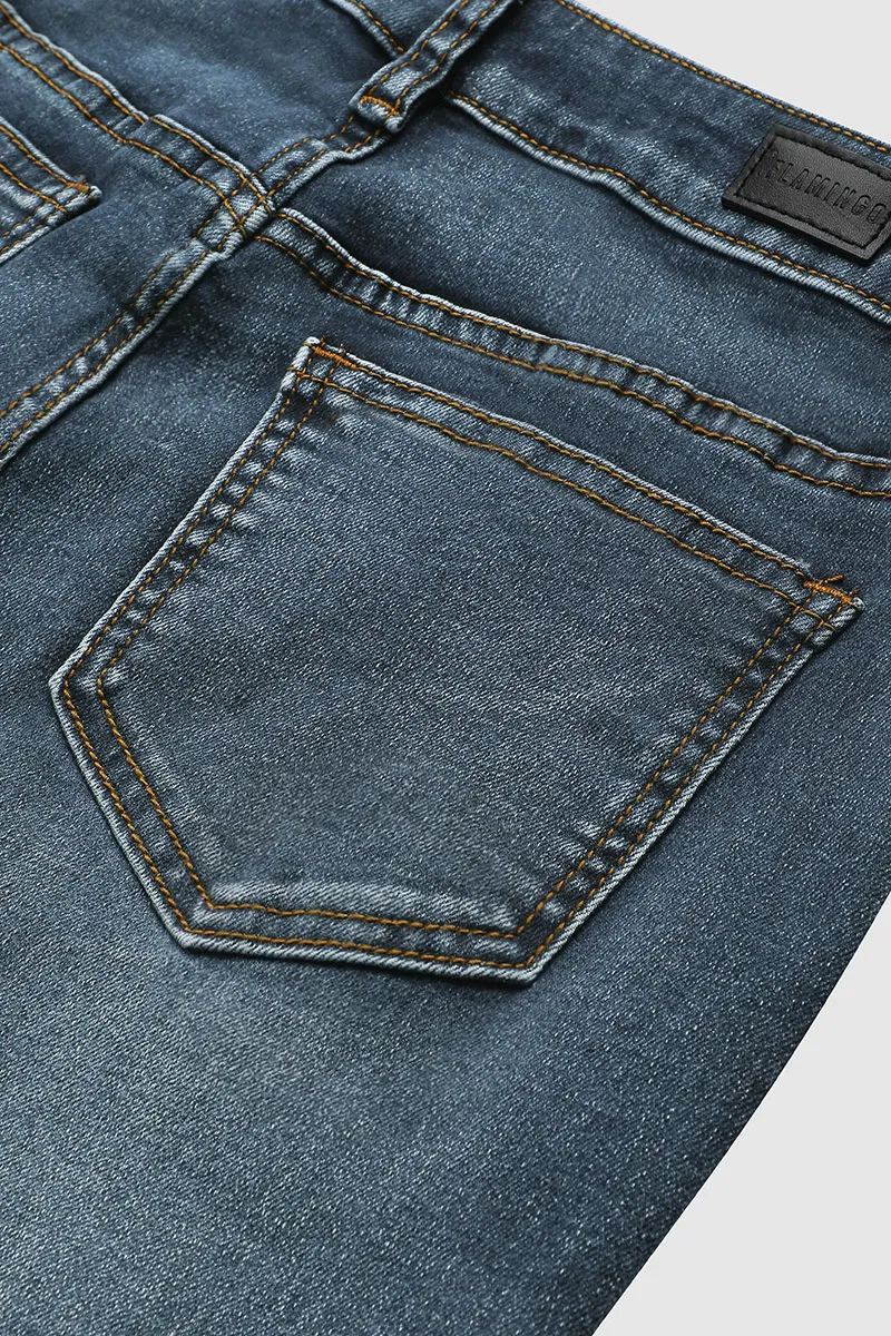 🔥LAST DAY 90% OFF🔥Floral Embroidery Mid Waist Bootcut Jeans