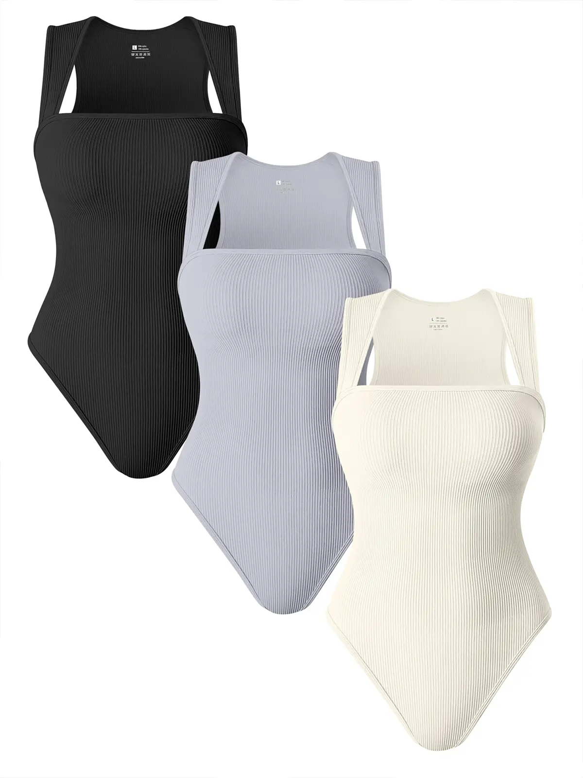 🔥LAST DAY 90% OFF🔥Ribbed Sleeveless Bodysuit