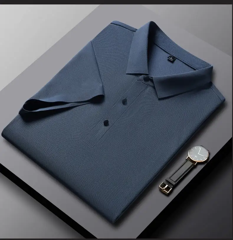 8 PACK-🎁 Men's business casual short sleeve polo shirts👕
