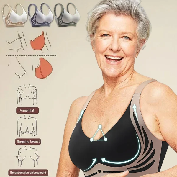 💖Today's Promotion🔥Super gather bra | Wireless Push-up Bra(Buy 8 PACK Free Shipping)