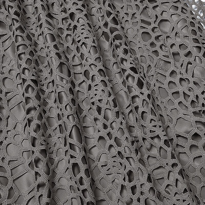 Women's Plus Size Curve Party Dress Set Solid Color Round Neck Lace Two Piece Dress