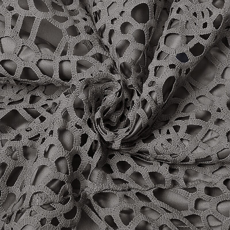 Women's Plus Size Curve Party Dress Set Solid Color Round Neck Lace Two Piece Dress