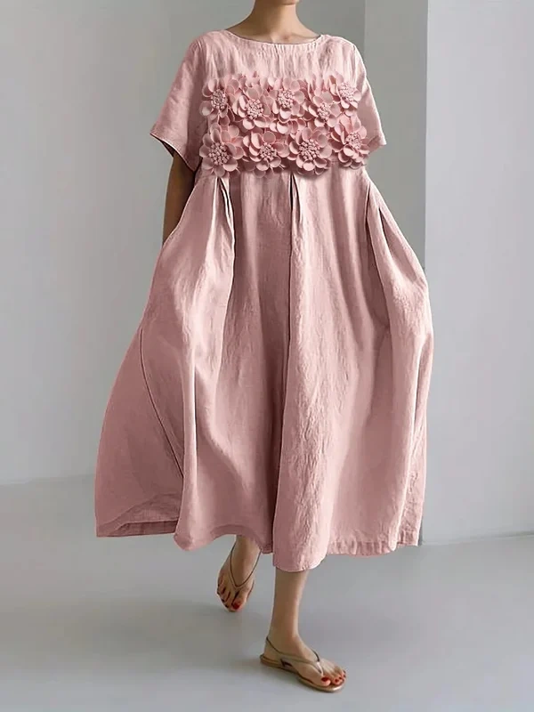 Women's Floral Print Casual Dress a333