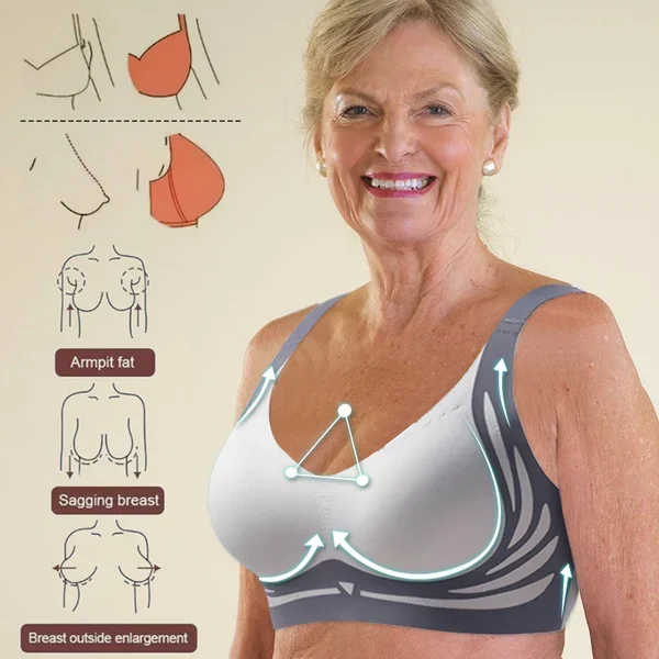 💖Today's Promotion🔥Super gather bra | Wireless Push-up Bra(Buy 8 PACK Free Shipping)