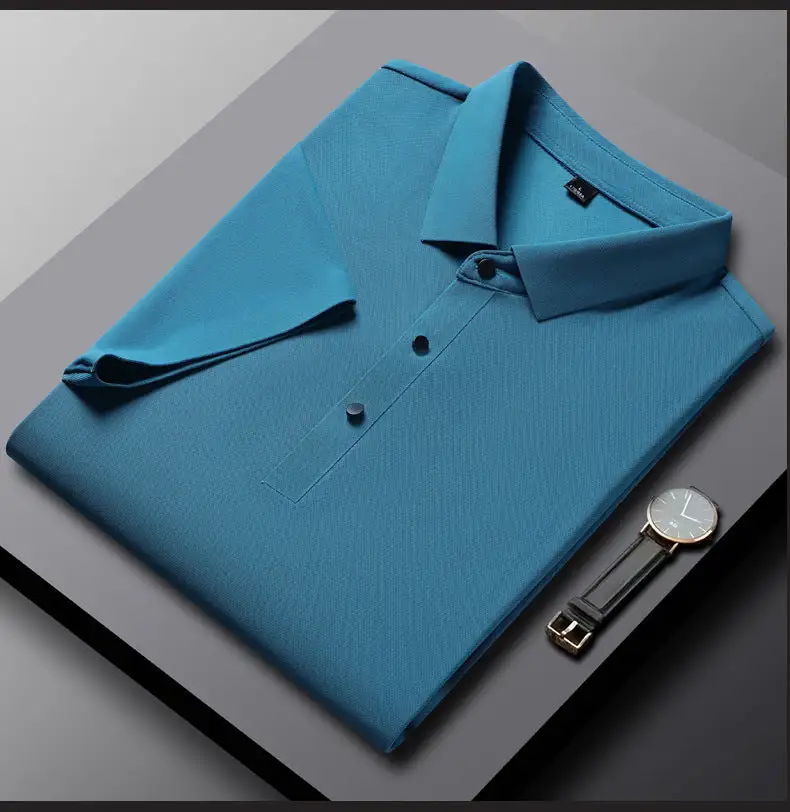 8 PACK-🎁 Men's business casual short sleeve polo shirts👕