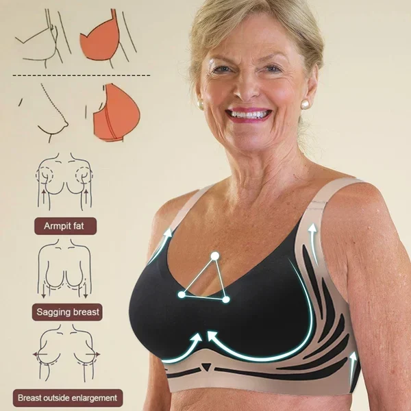 💖Today's Promotion🔥Super gather bra | Wireless Push-up Bra(Buy 8 PACK Free Shipping)