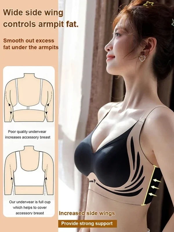 💖Today's Promotion🔥Super gather bra | Wireless Push-up Bra(Buy 8 PACK Free Shipping)