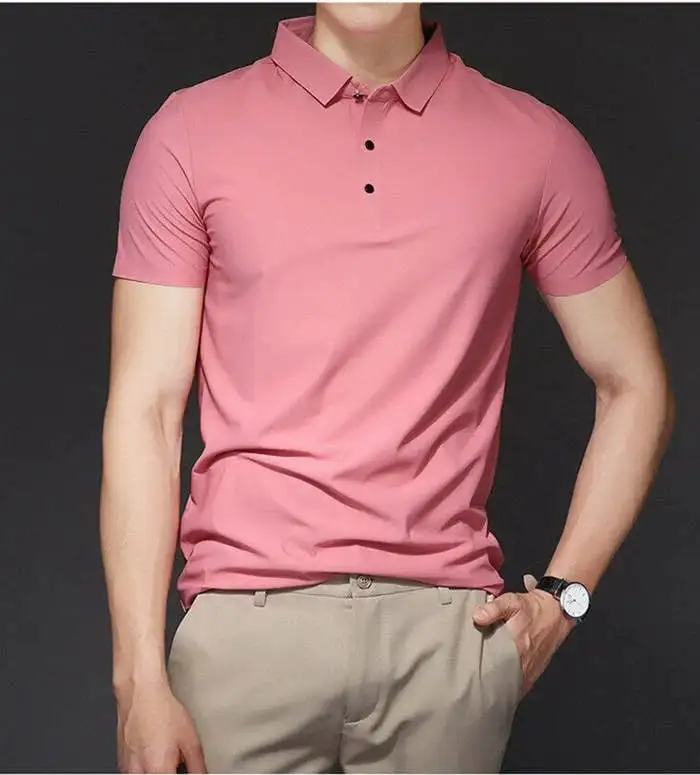 8 PACK-🎁 Men's business casual short sleeve polo shirts👕
